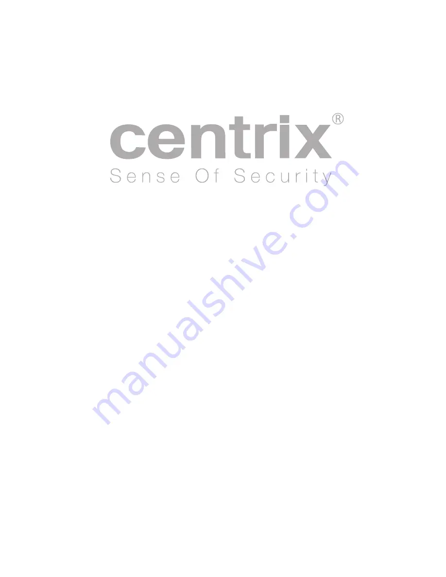 Centrix MD20IR User Manual Download Page 1