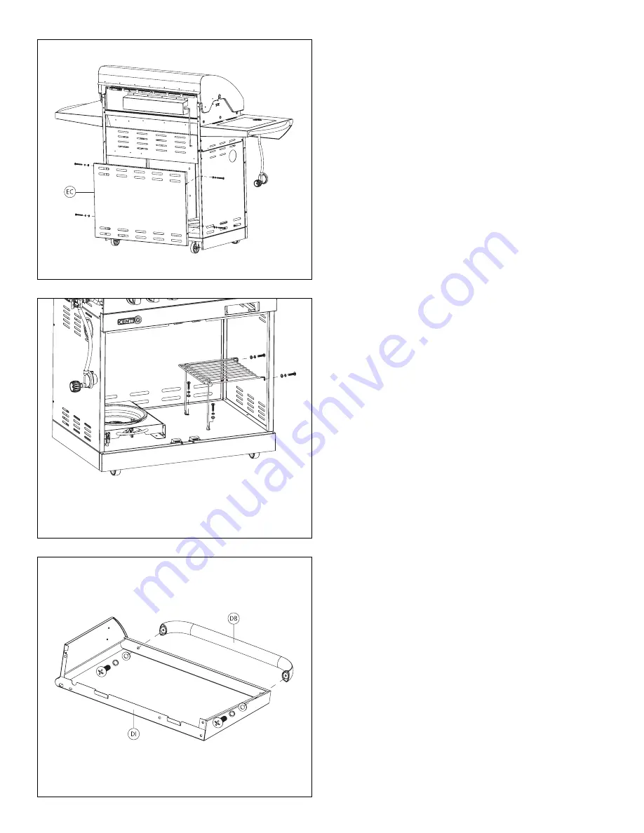 Centro Barbecue 6500 Safe use Safe Use, Care And Assembly Manual Download Page 24