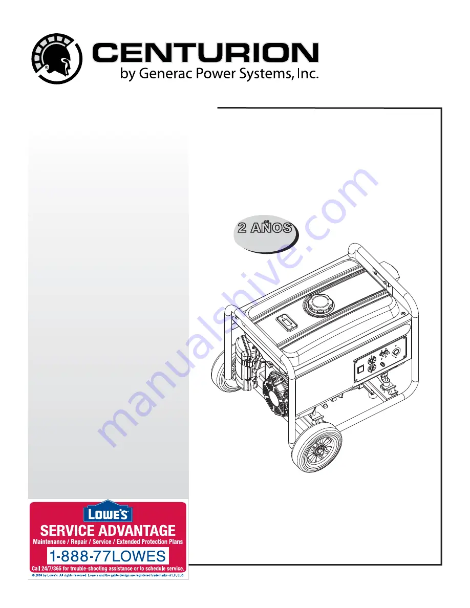 Centurion 005790-0 Owner'S Manual Download Page 19