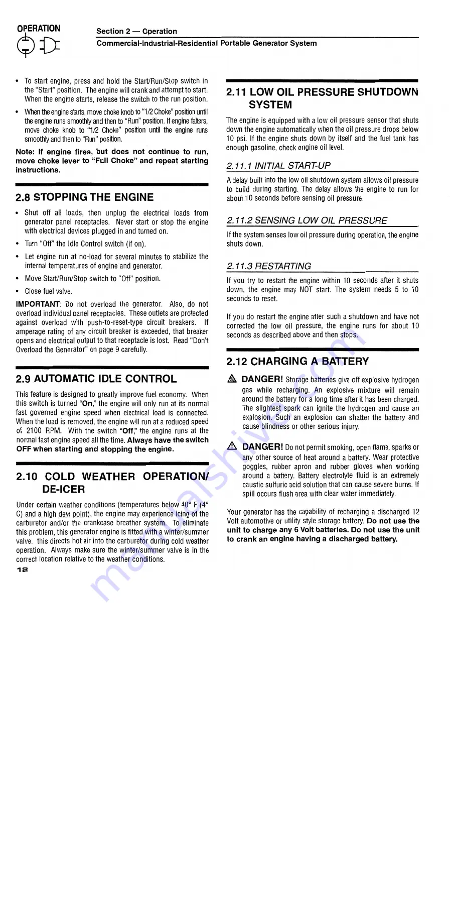 Centurion 4986 Owner'S Manual Download Page 14