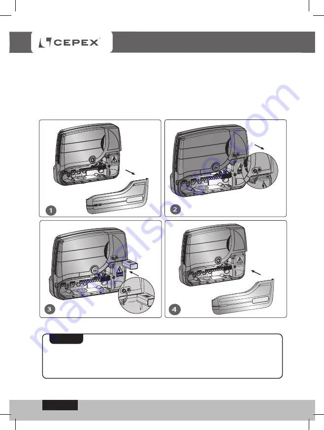 Cepex CPC004 Operating And Instalation Instructions Download Page 38