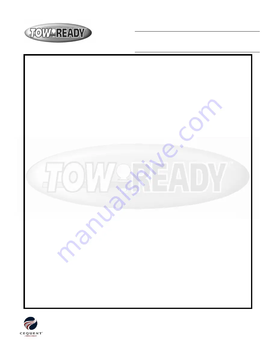 Cequent Towing Products TOW READY Instructions Manual Download Page 6