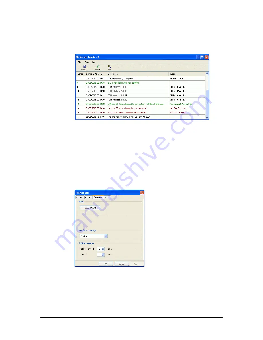 Ceragon FA4800 User Manual Download Page 157