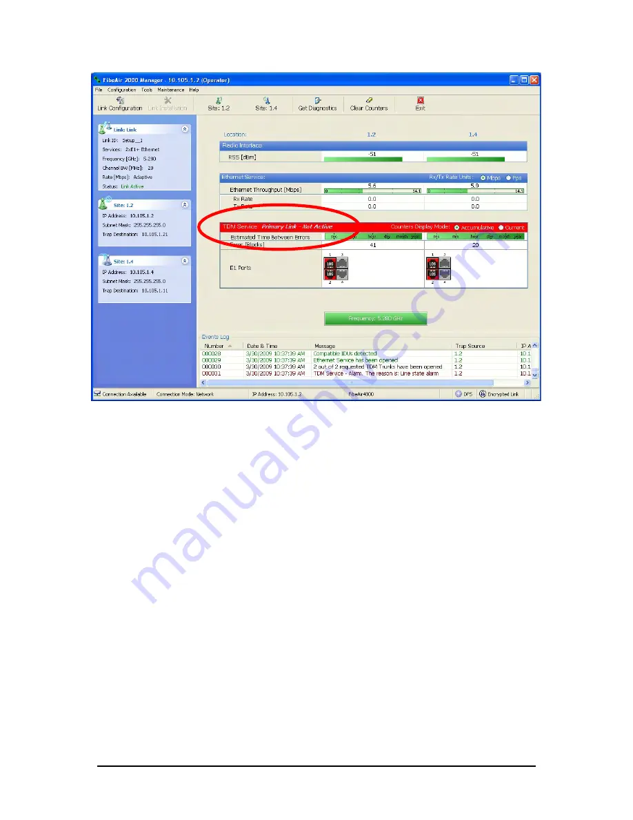 Ceragon FA4800 User Manual Download Page 187