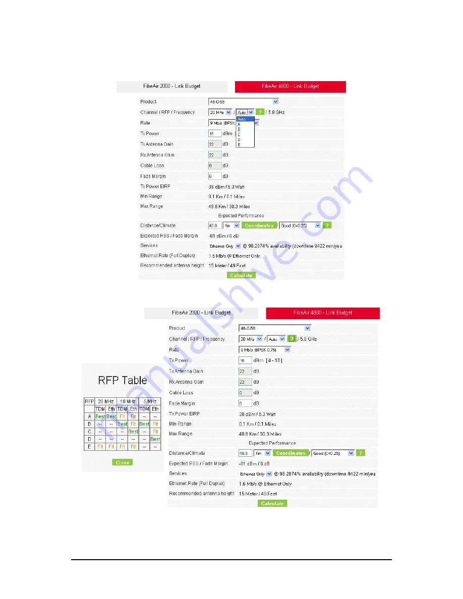 Ceragon FA4800 User Manual Download Page 256