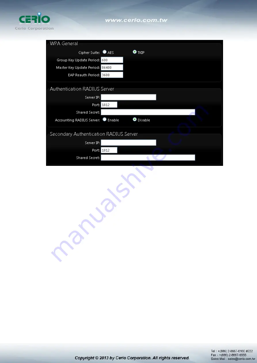 Cerio DT-300N User Manual Download Page 43