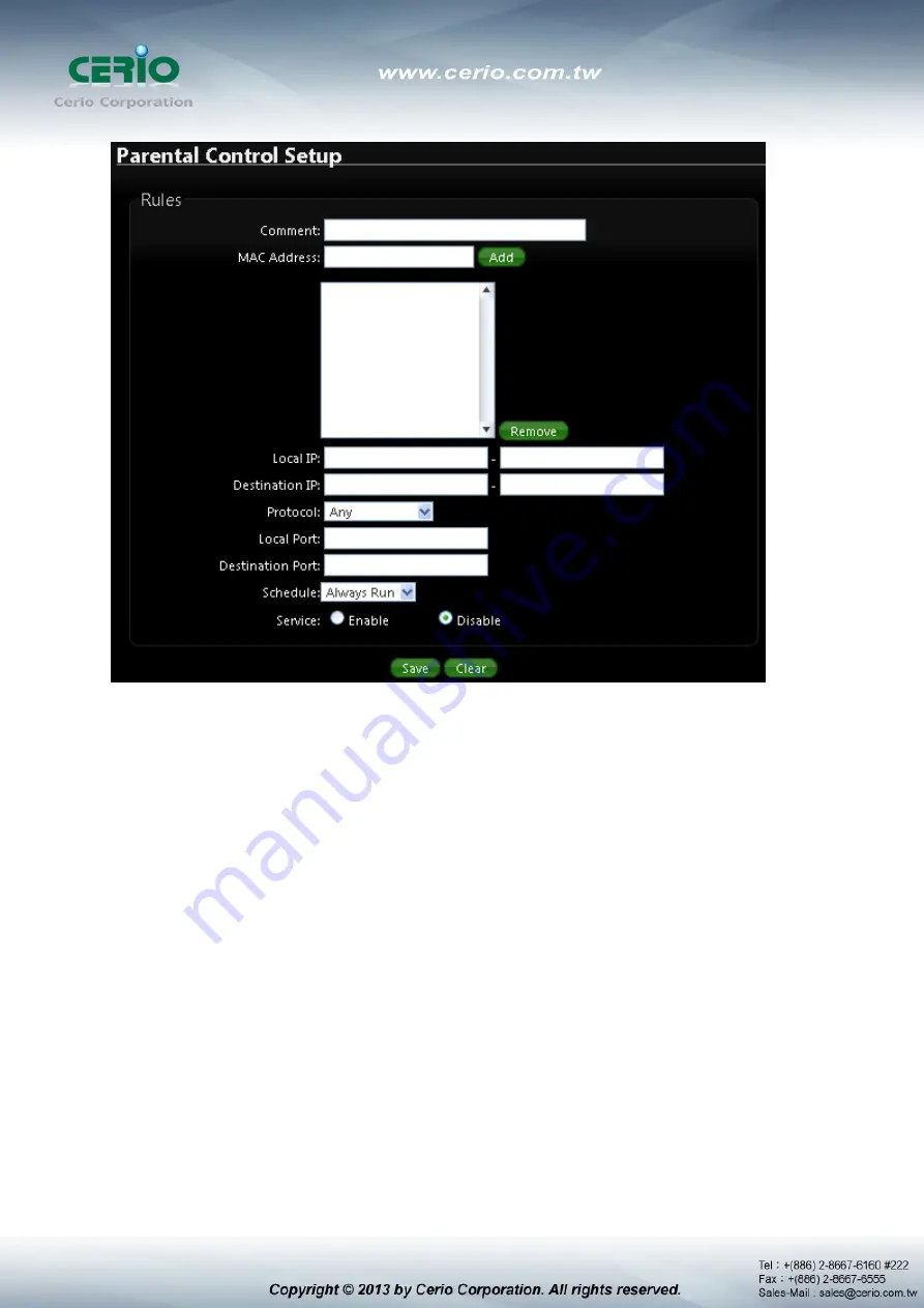 Cerio DT-300N User Manual Download Page 139