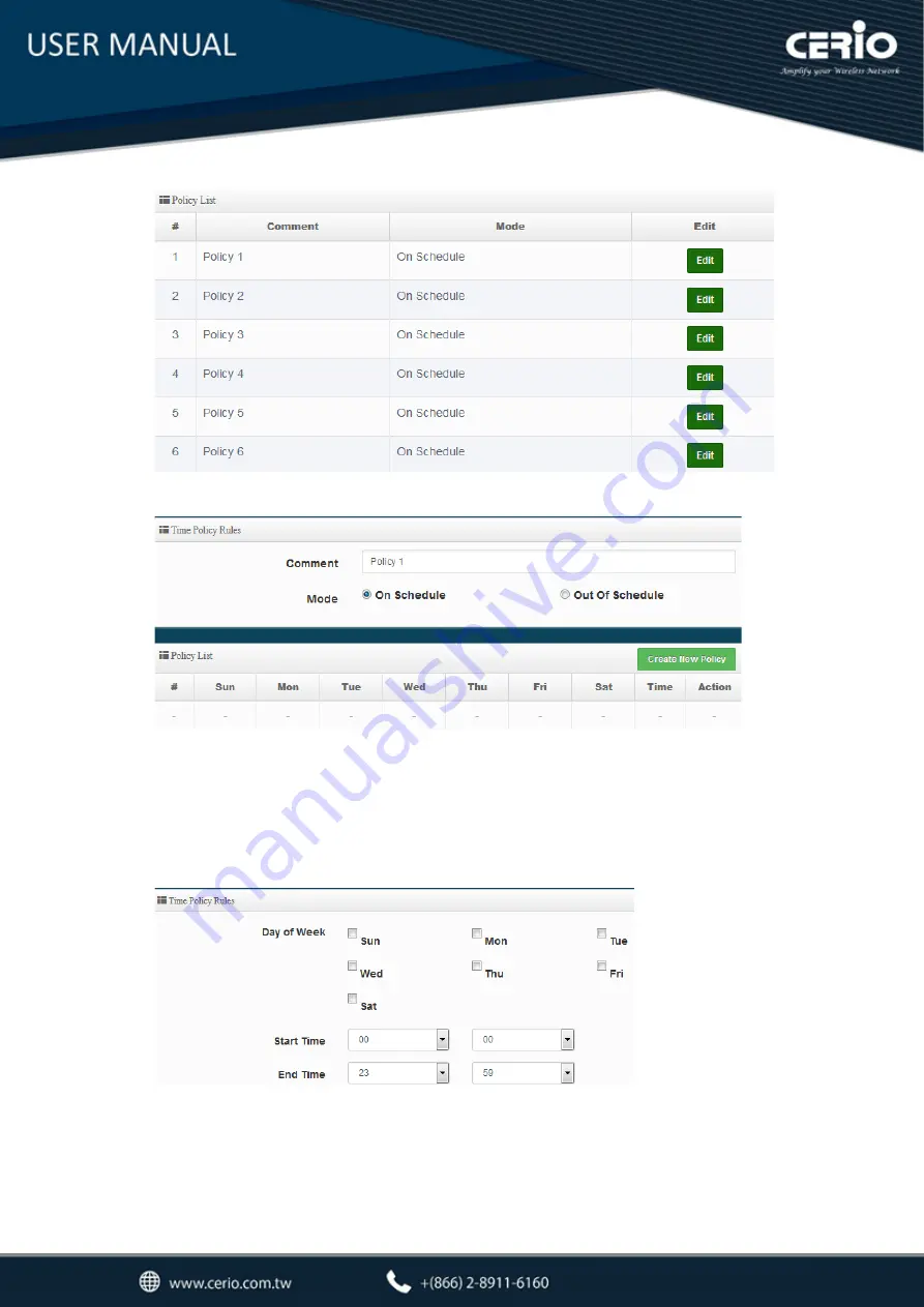 Cerio OW-200 A1 User Manual Download Page 23