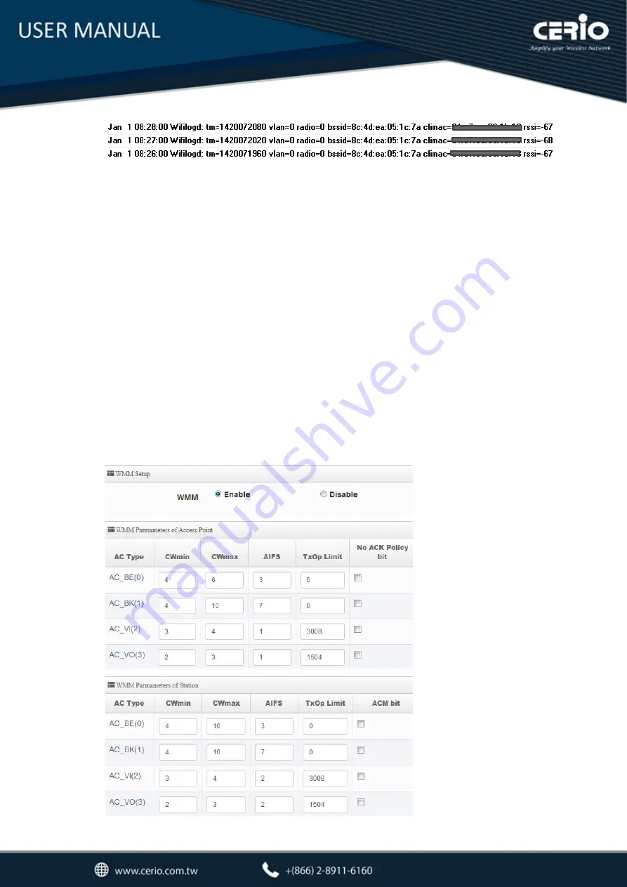 Cerio OW-200 A1 User Manual Download Page 67