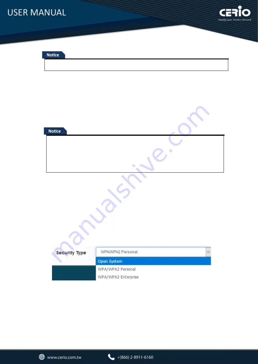 Cerio OW-200 A1 User Manual Download Page 70