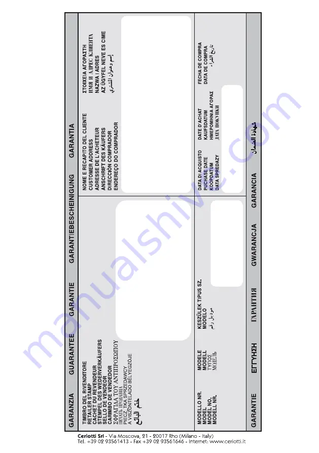 Ceriotti FX3800 Скачать руководство пользователя страница 15