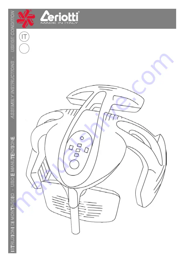 Ceriotti MX3600 Assembly Instructions Manual Download Page 1