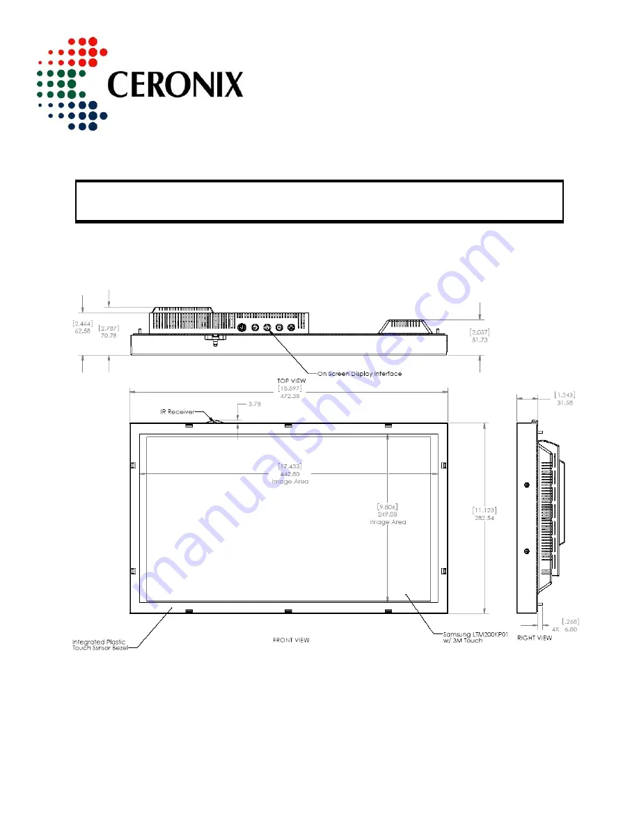 Ceronix 1505-LCD Specification And Operation Manual Download Page 12