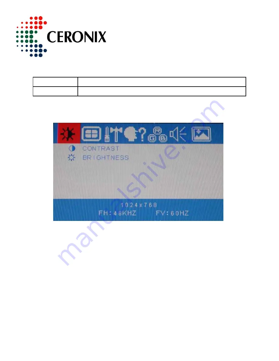 Ceronix 1505-LCD Specification And Operation Manual Download Page 15