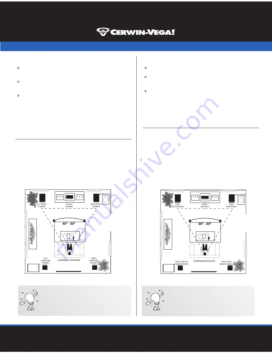 Cerwin-Vega CMX10s Instruction Manual Download Page 4