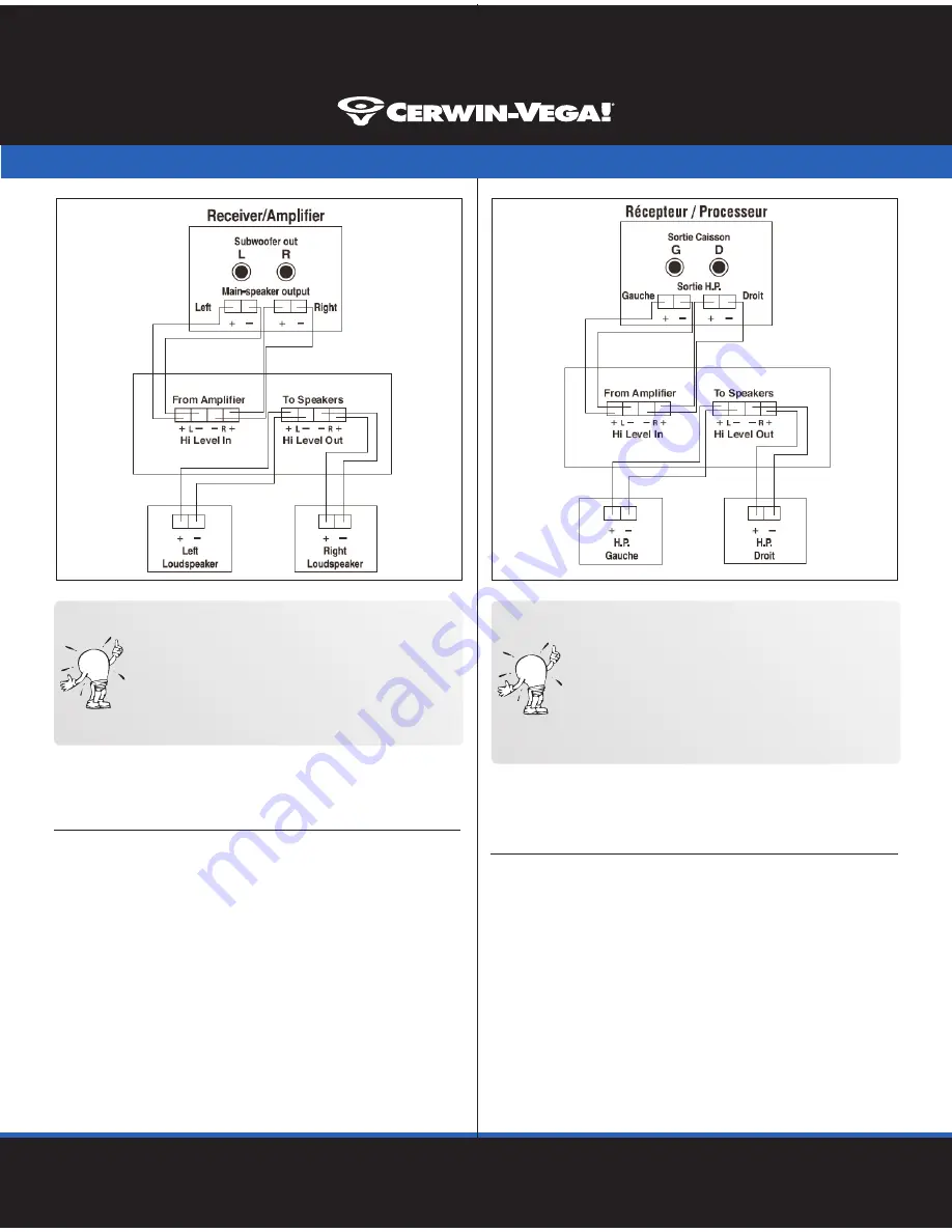 Cerwin-Vega CMX10s Instruction Manual Download Page 6