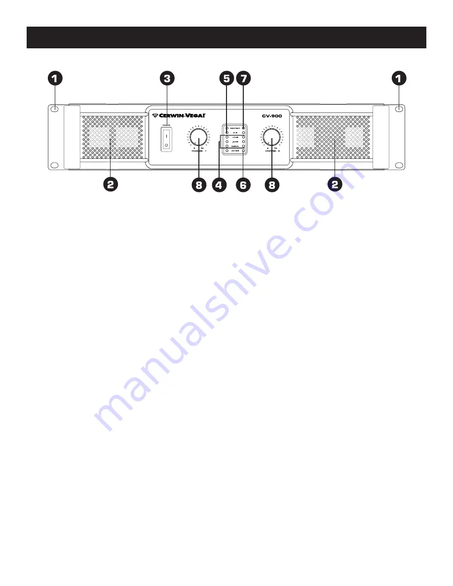 Cerwin-Vega CV-1800 User Manual Download Page 4