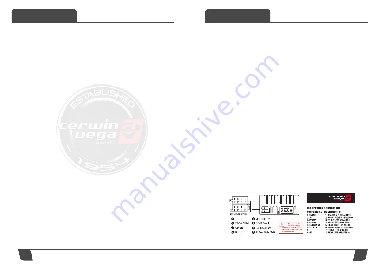 Cerwin-Vega CV62BM Owner'S Manual Download Page 2