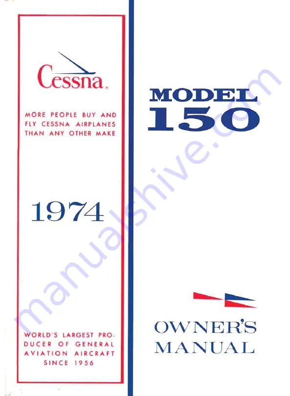 Cessna 150 1974 Owner'S Manual Download Page 1