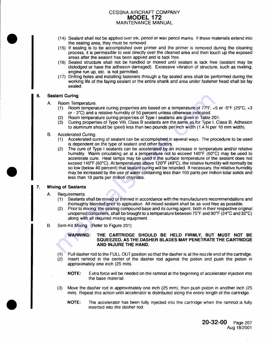 Cessna 172 Series 1996 Maintenance Manual Download Page 281