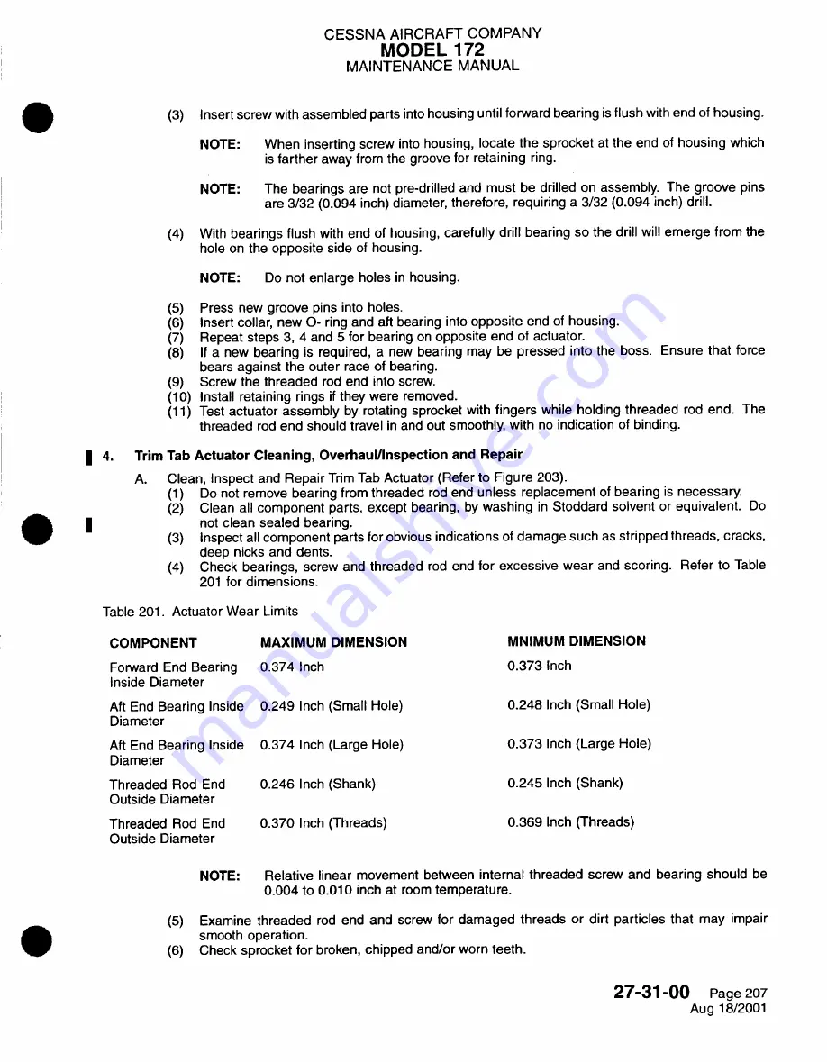 Cessna 172 Series 1996 Maintenance Manual Download Page 448