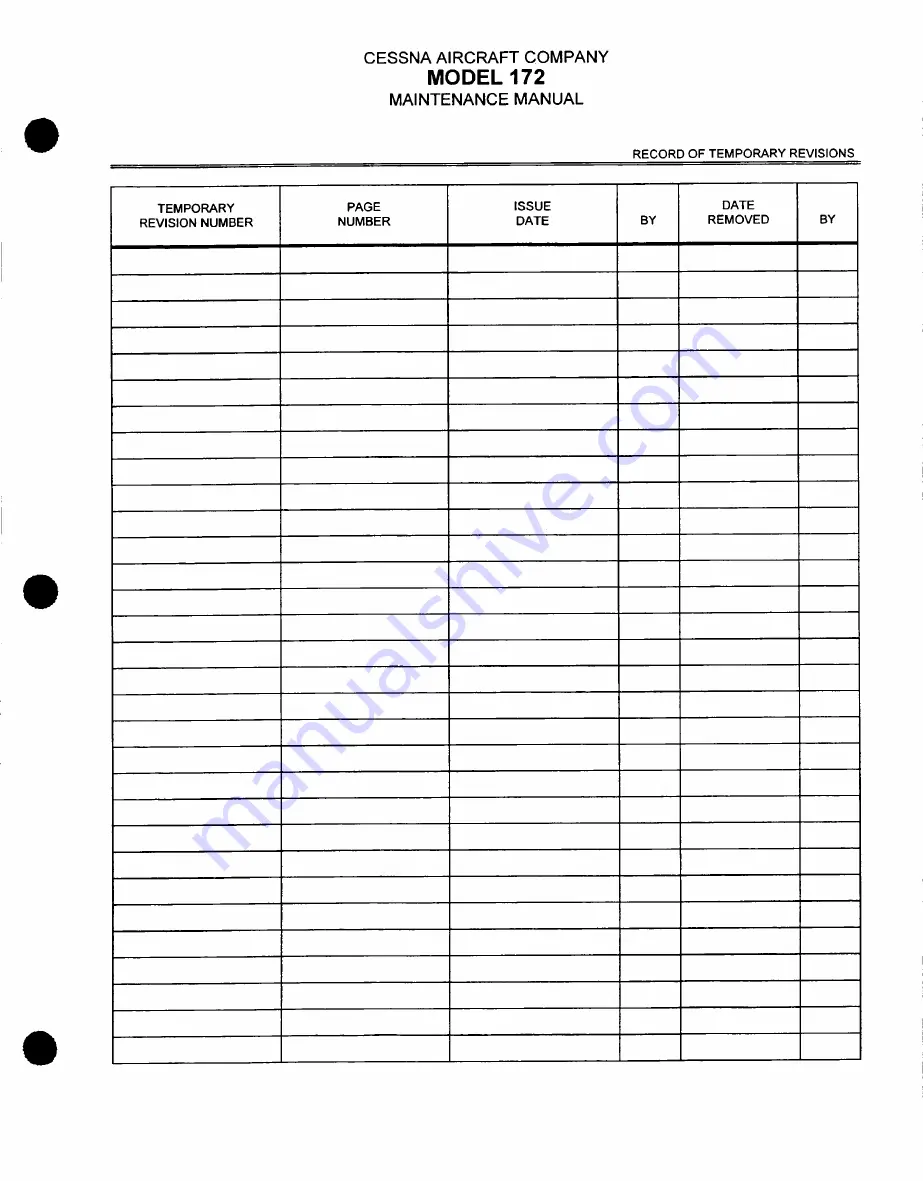 Cessna 172 Series 1996 Maintenance Manual Download Page 694