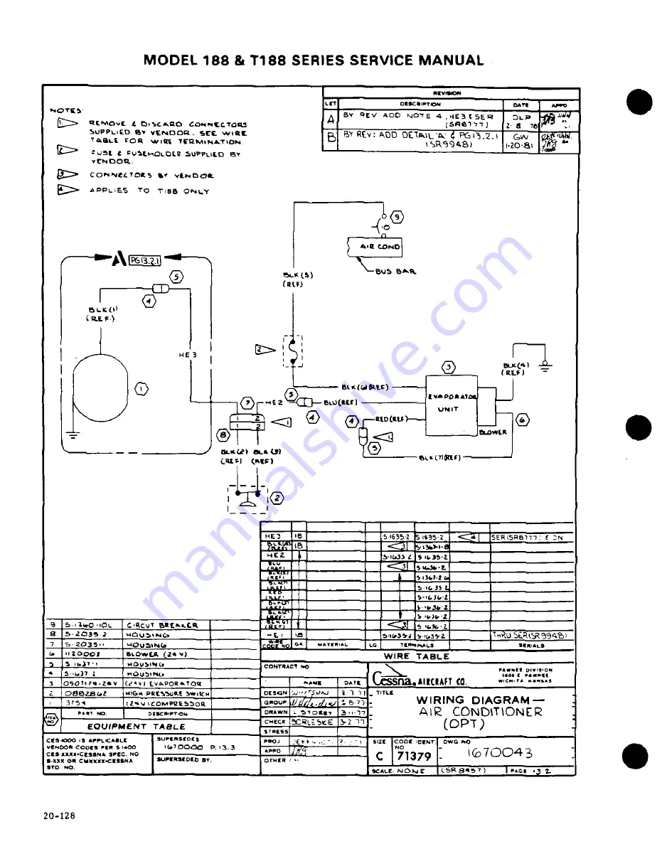 Cessna 188 Series Service Manual Download Page 612