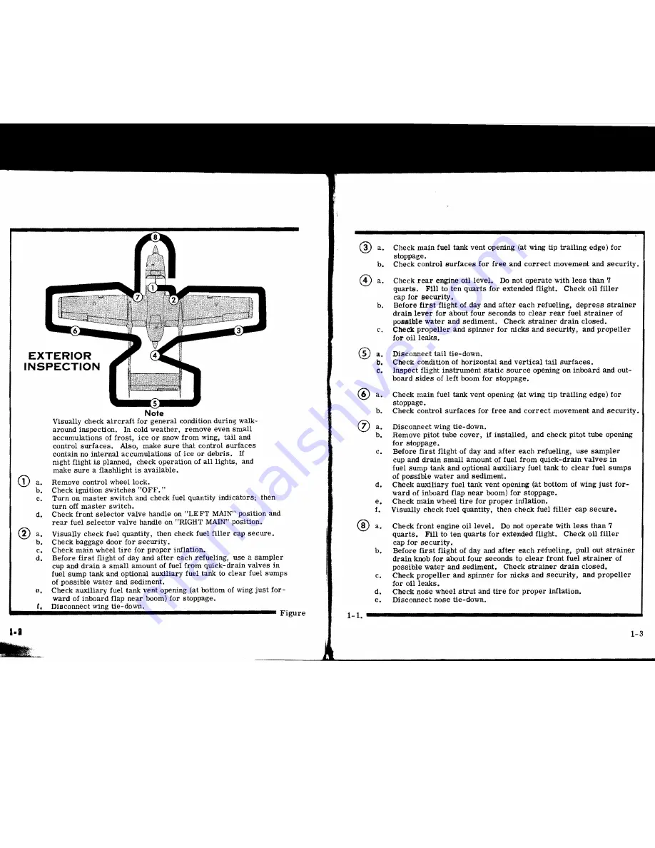 Cessna 1971 Super Skymaster Owner'S Manual Download Page 5