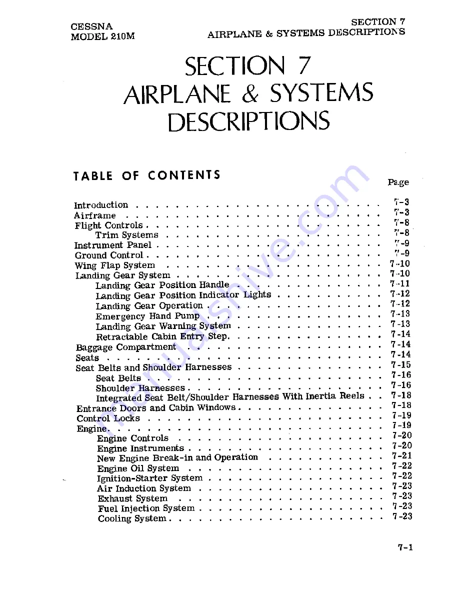 Cessna Centurion 210M 1977 Pilot Operating Handbook Download Page 124