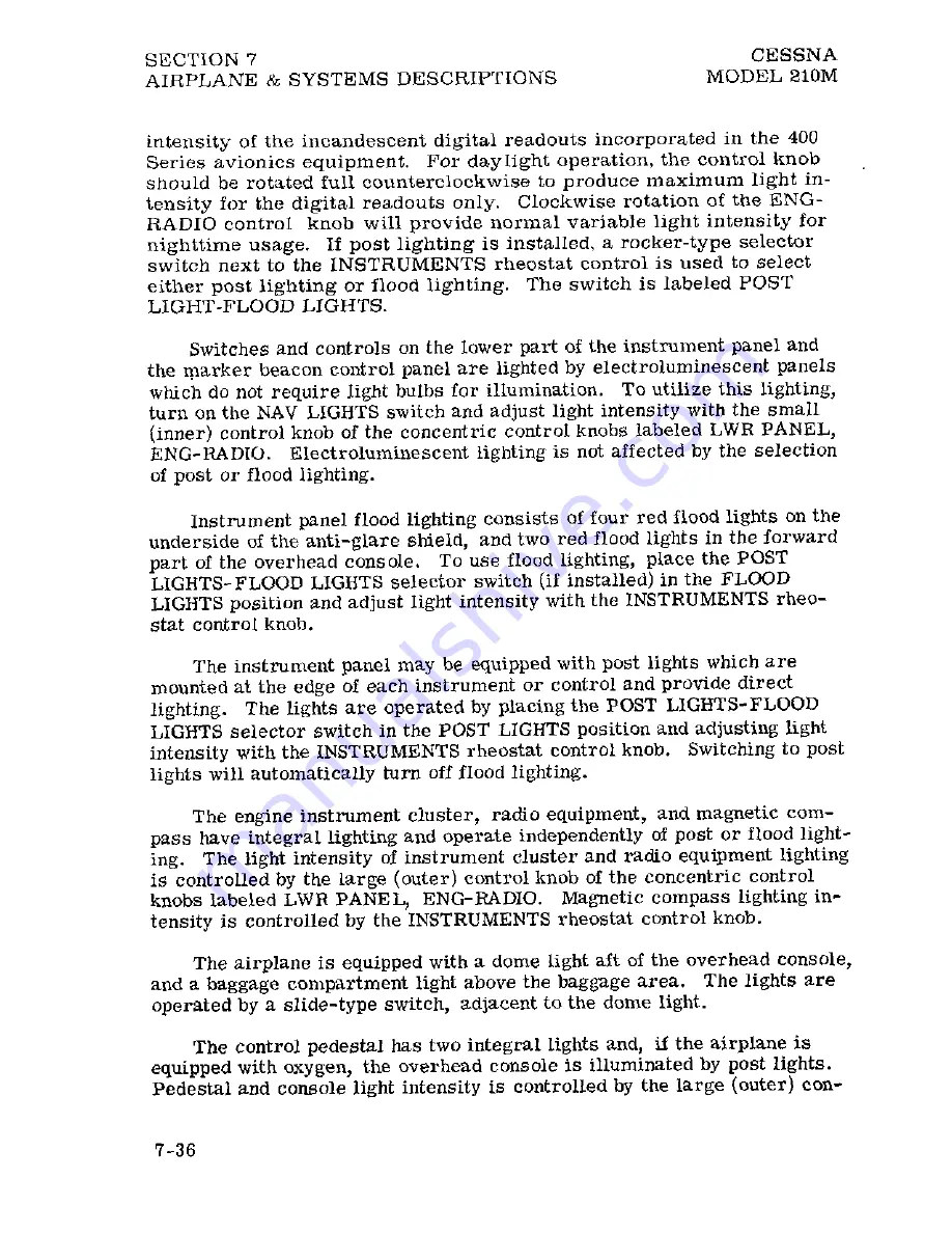 Cessna Centurion 210M 1977 Pilot Operating Handbook Download Page 159