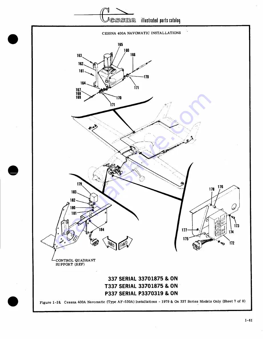 Cessna PRESSURIZED SKYMASTER II P337H Скачать руководство пользователя страница 71