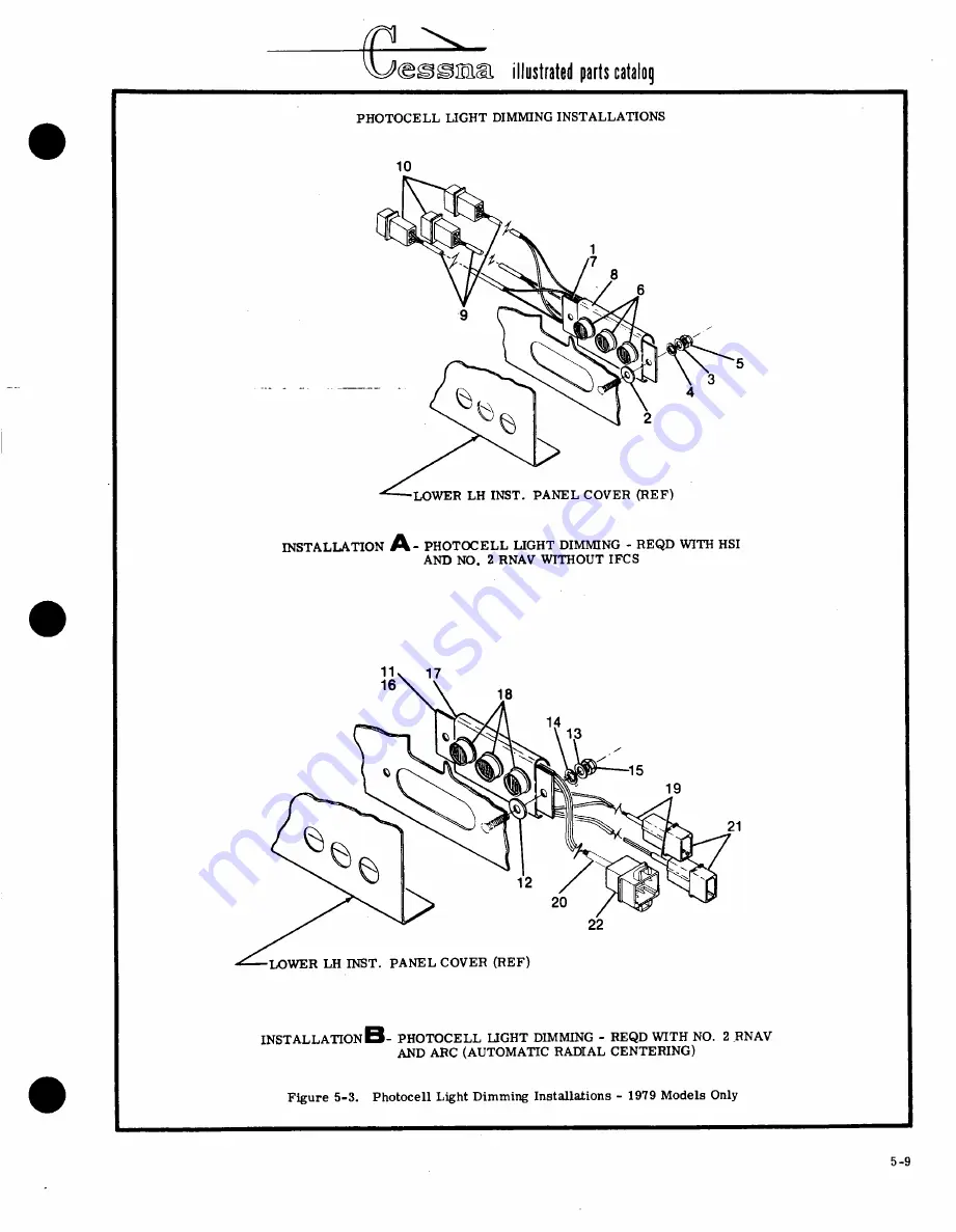 Cessna PRESSURIZED SKYMASTER II P337H Service & Parts Manual Download Page 181