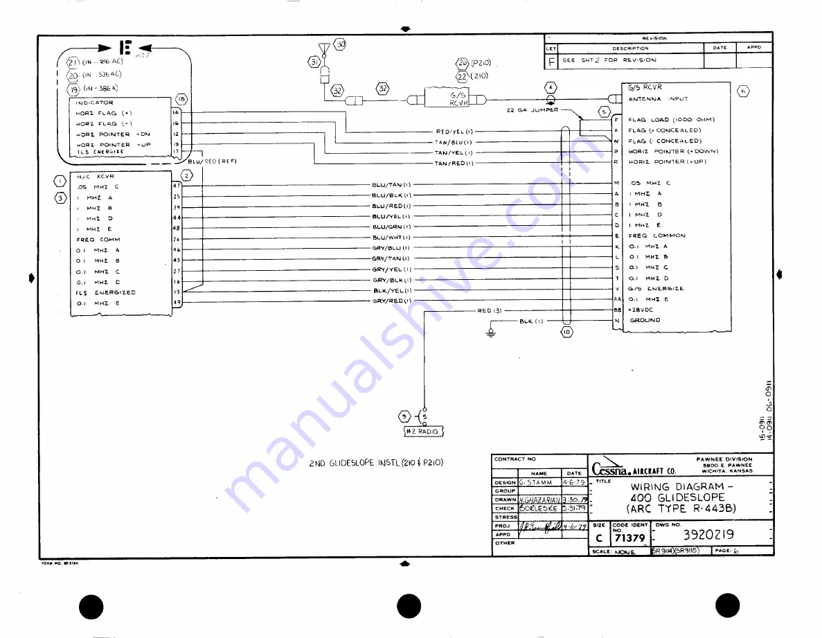 Cessna PRESSURIZED SKYMASTER II P337H Service & Parts Manual Download Page 286