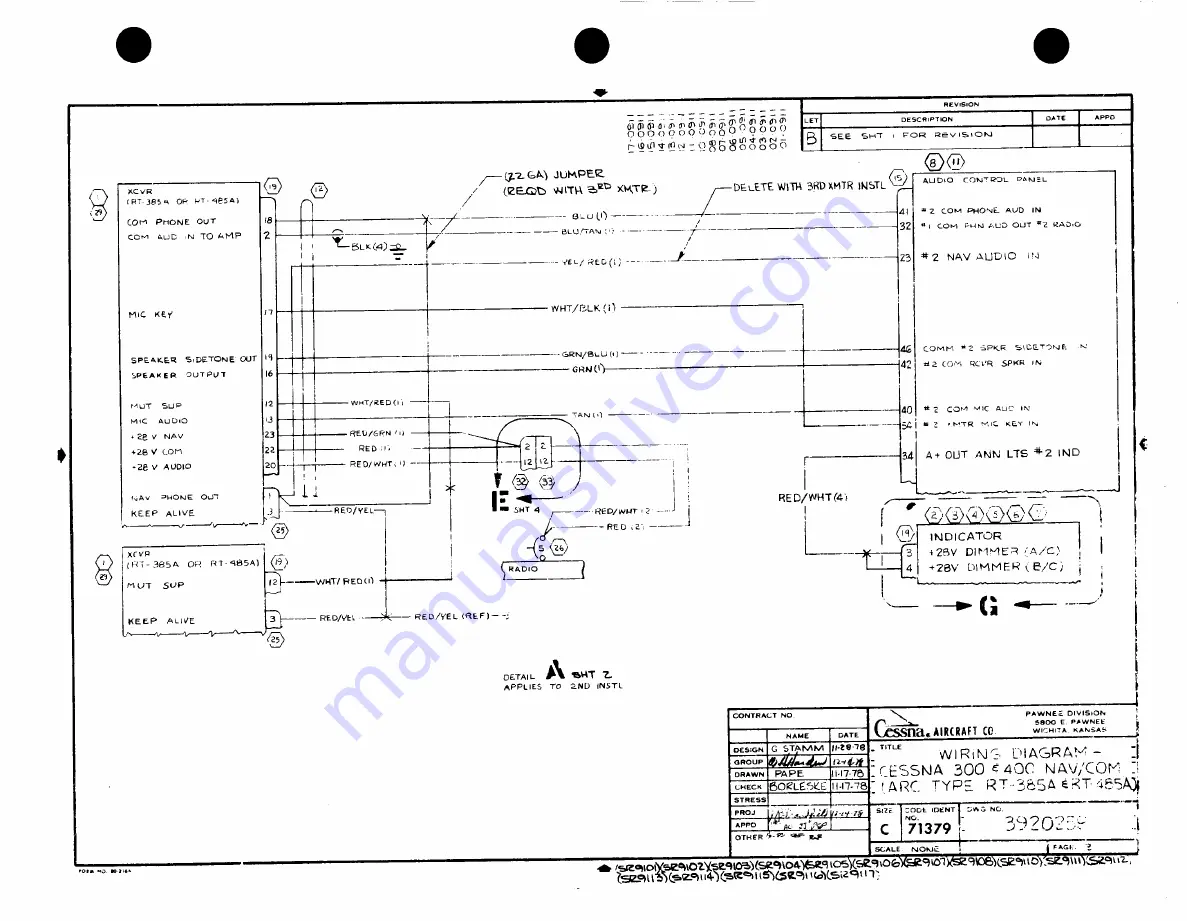 Cessna PRESSURIZED SKYMASTER II P337H Service & Parts Manual Download Page 361