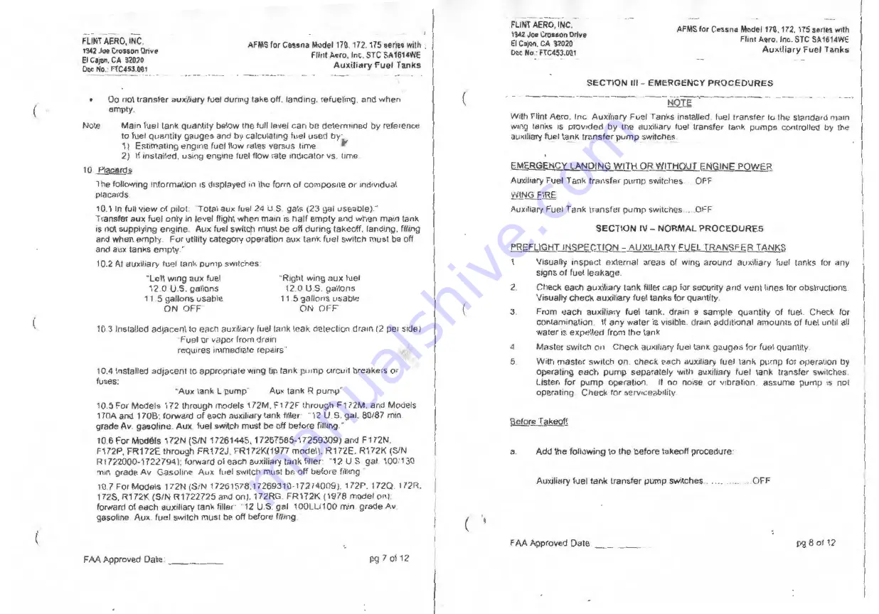 Cessna R172K 1980 Pilot Operating Handbook Download Page 110