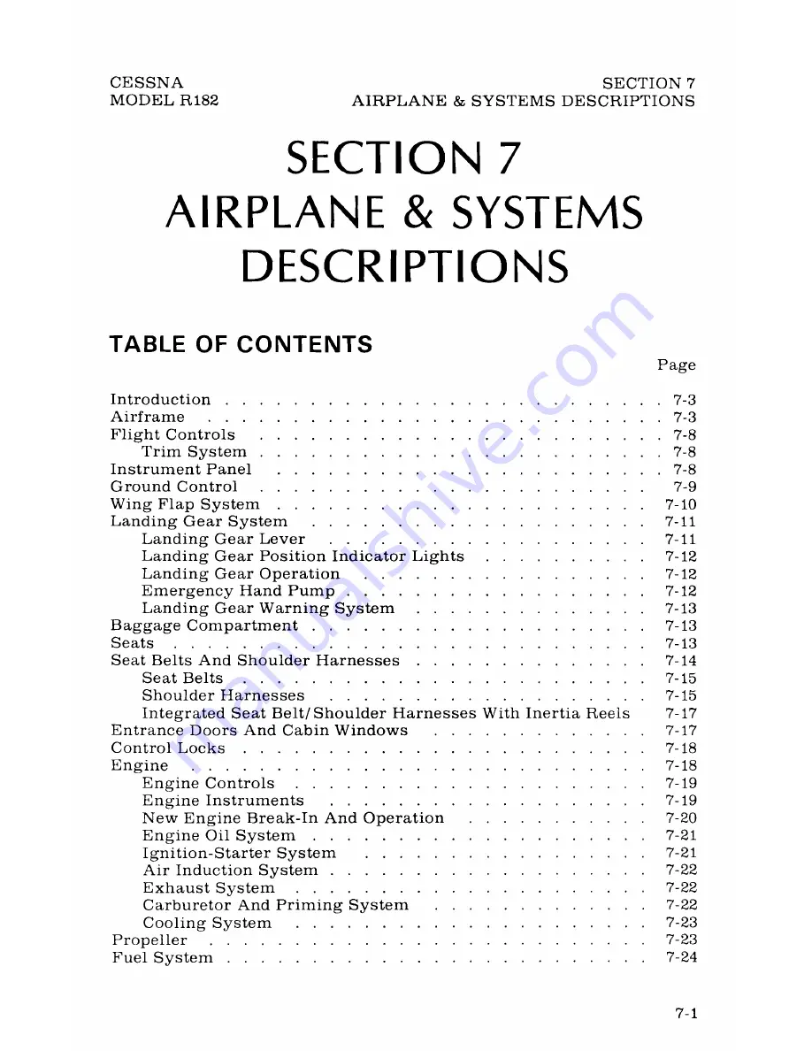 Cessna SKYLANE RG R182 Скачать руководство пользователя страница 120