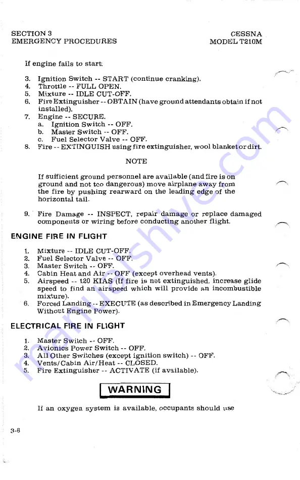 Cessna TURBO CENTURION T210M 1978 Pilot Operating Handbook Download Page 32