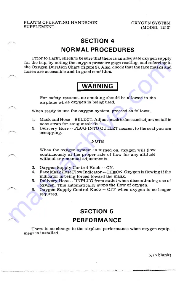 Cessna TURBO CENTURION T210M 1978 Pilot Operating Handbook Download Page 215