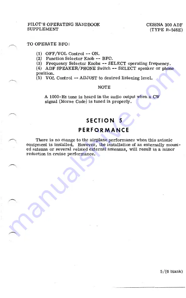 Cessna TURBO CENTURION T210M 1978 Pilot Operating Handbook Download Page 245