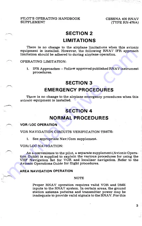 Cessna TURBO CENTURION T210M 1978 Pilot Operating Handbook Download Page 277