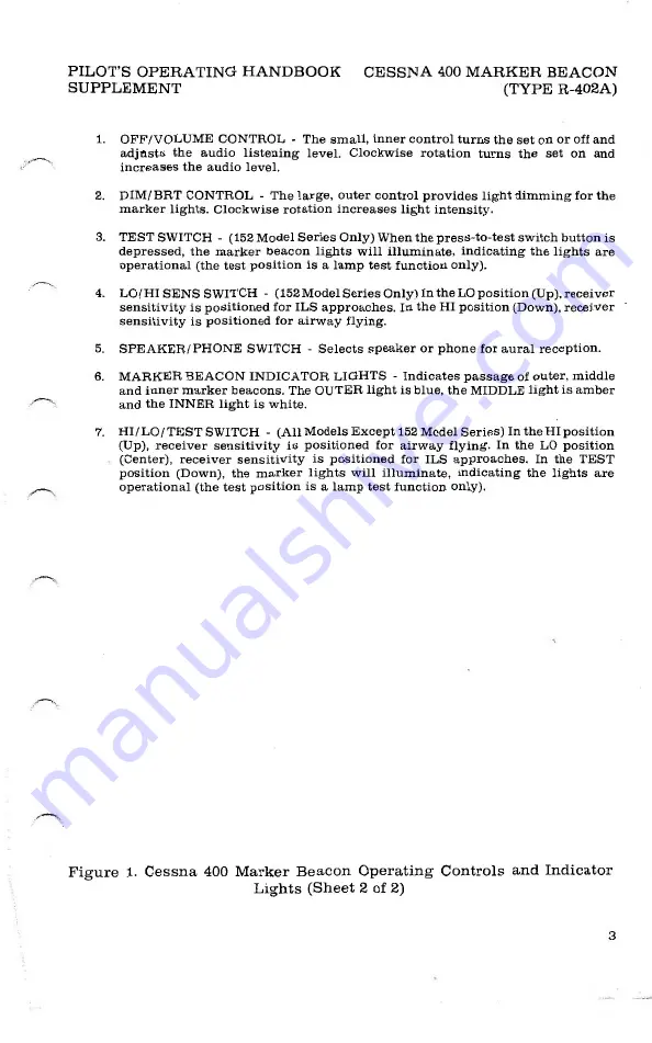 Cessna TURBO CENTURION T210M 1978 Pilot Operating Handbook Download Page 293