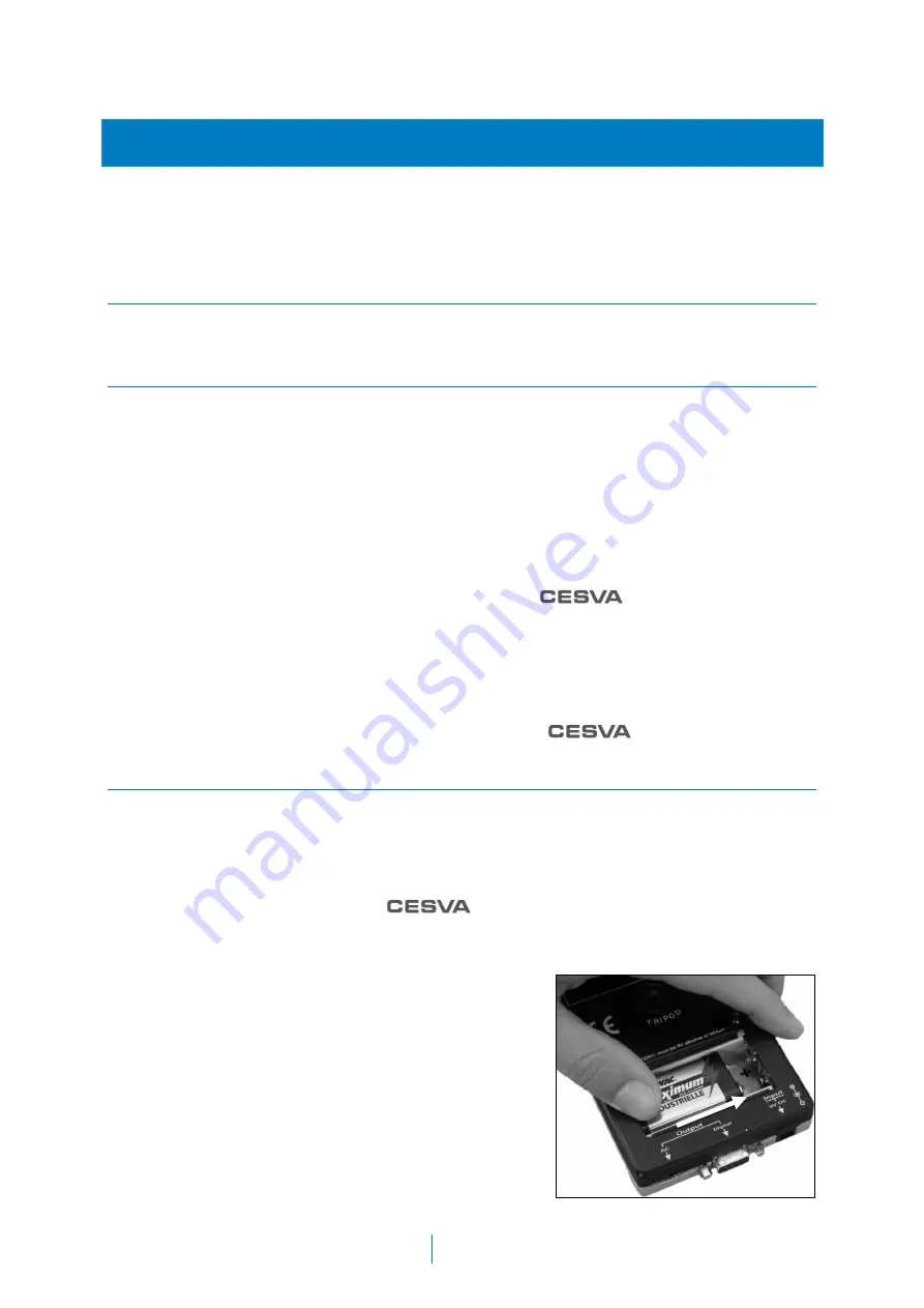 CESVA SC-30 User Manual Download Page 13