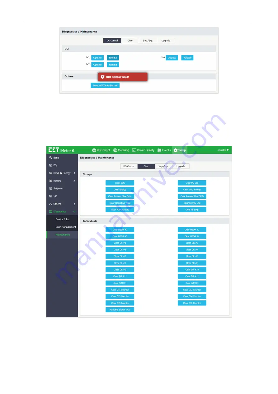 CET iMeter 6 User Manual Download Page 61