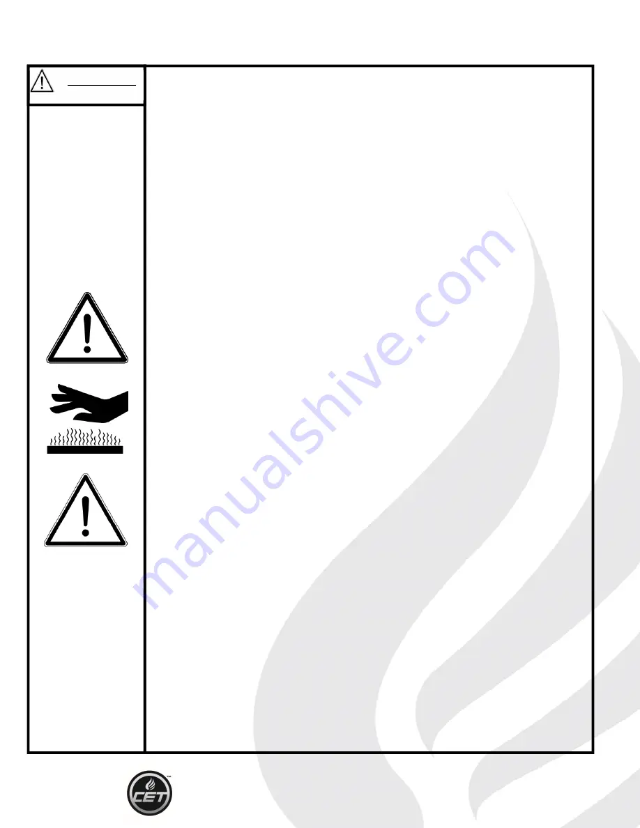 CET PFP-18HPVGD-2D Instruction Handbook Manual Download Page 5