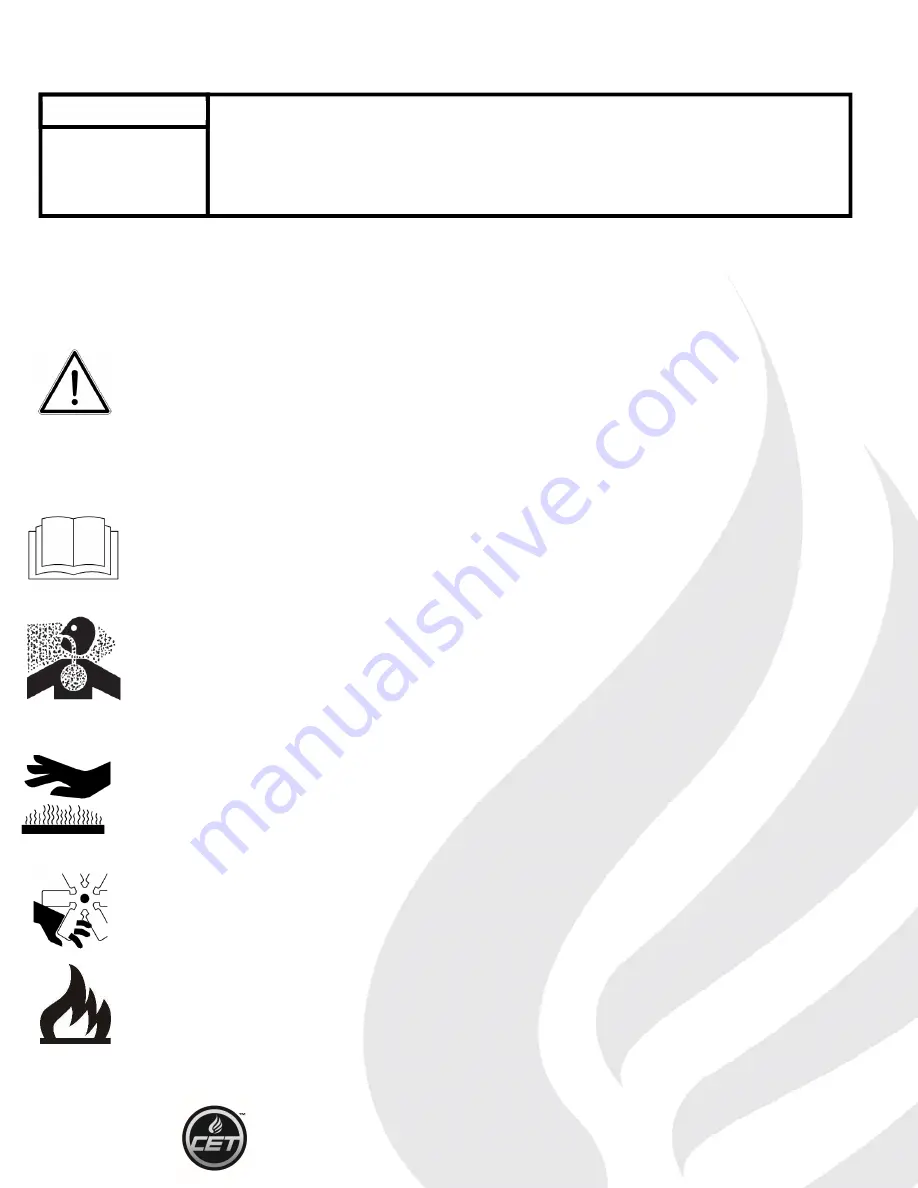 CET PFP-18HPVGD-2D Instruction Handbook Manual Download Page 6