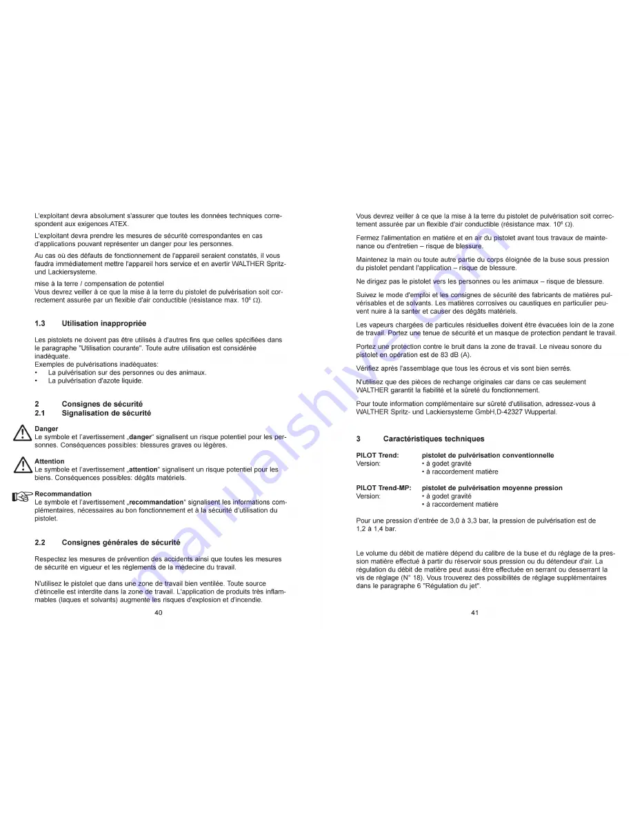 CET PILOT Trend Operating Instructions Manual Download Page 21