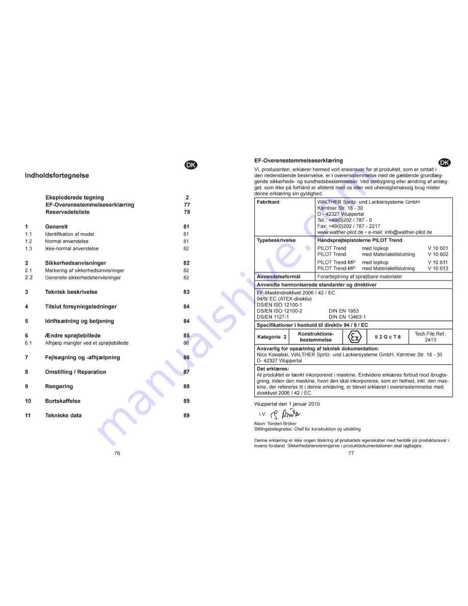 CET PILOT Trend Operating Instructions Manual Download Page 39