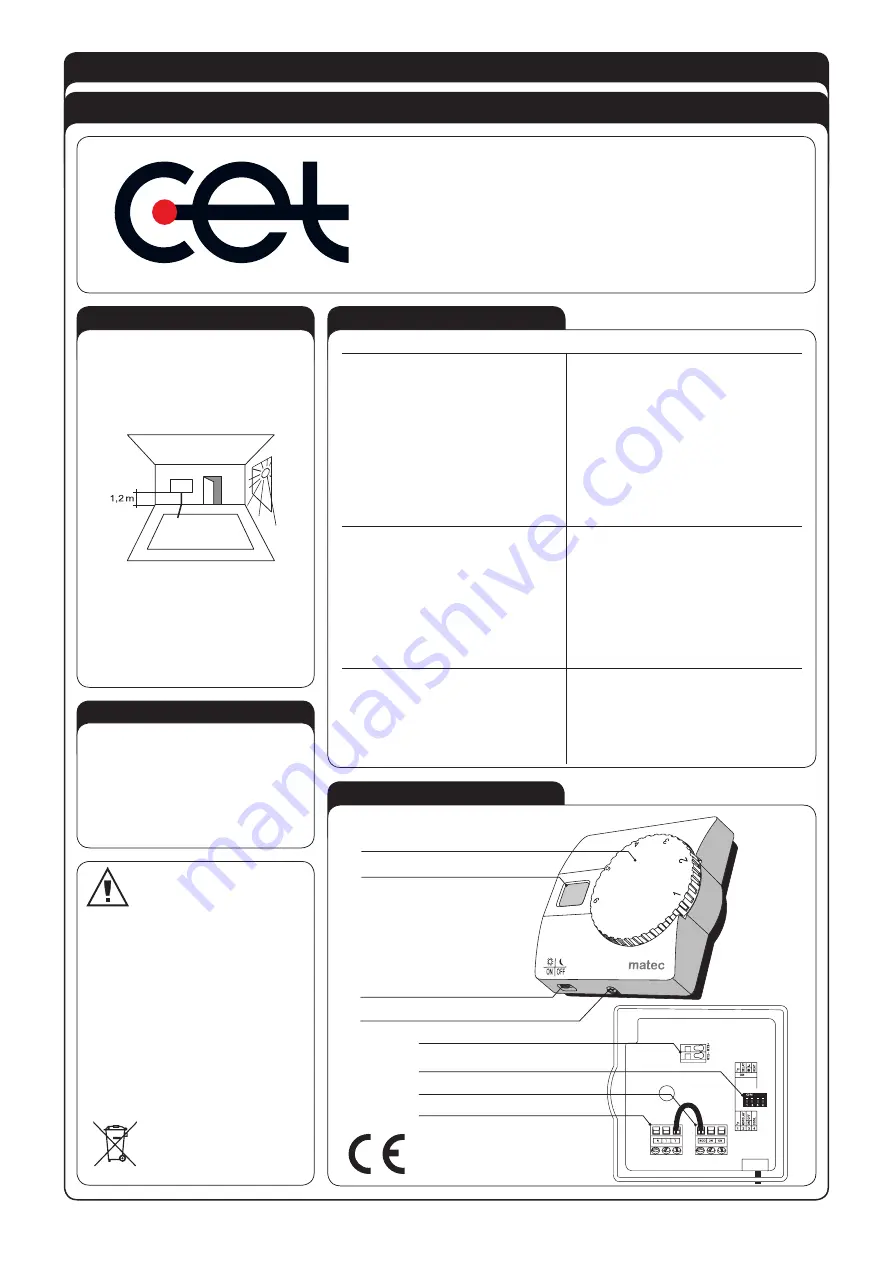 CET RTS-01 Instruction Manual Download Page 1