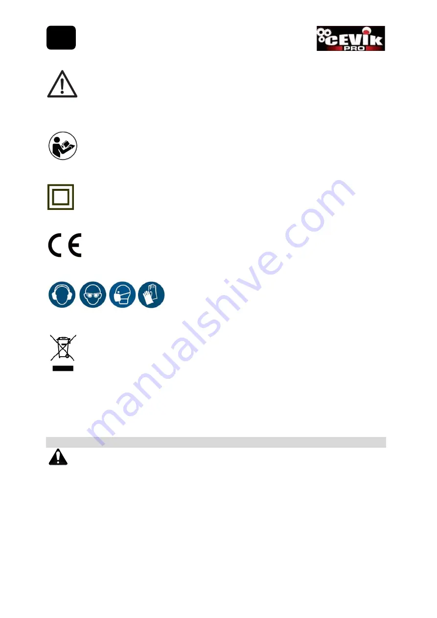 CEVIK PRO CE-M1800PRO Instruction Manual Download Page 10