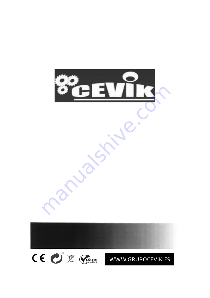 CEVIK EVOMAX 200 Instruction Manual Download Page 46